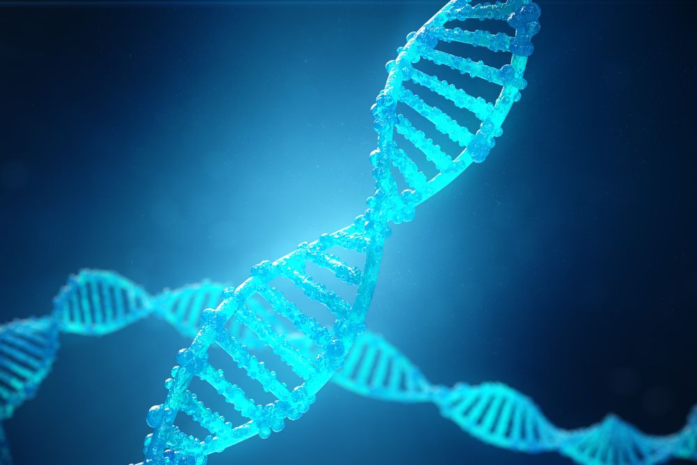 CASR | Hypoparathyroidism News | Genetics Research | Illustration of DNA strands