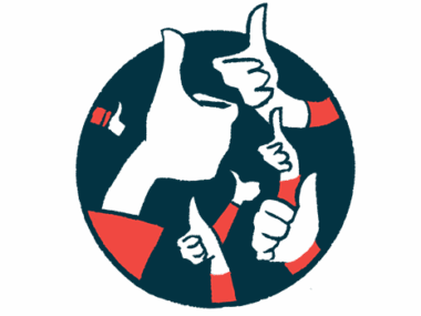 Hands in a circle are shown giving the thumbs up sign.