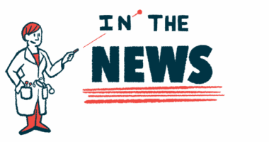 A physician uses a laser pointer to highlight the words 