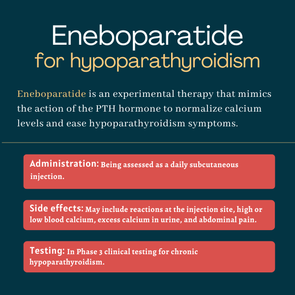 Eneboparatide for chronic hypoparathyroidism